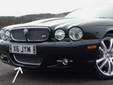 Garniture De Calandre Latérale Pour Jaguar XF (2012-2015) - Plastique ABS Noir - Côté Gauche Ou Droit - Décoratif - 1