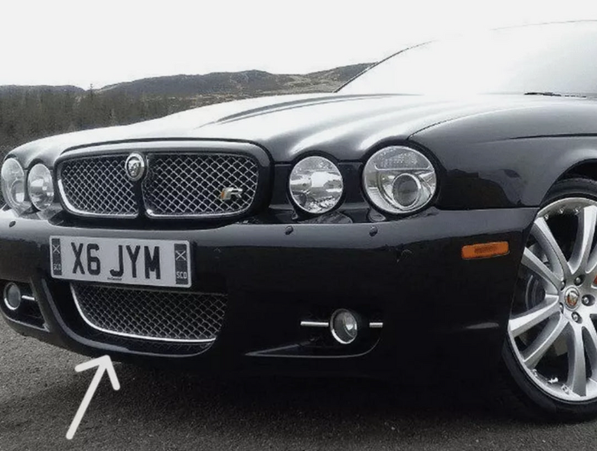 Garniture De Calandre Latérale Pour Jaguar XF (2012-2015) - Plastique ABS Noir - Côté Gauche Ou Droit - Décoratif - 1
