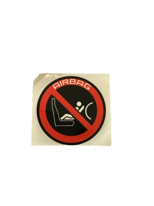 Genuine Jaguar Land Rover Airbag Warning Label LHD- C2D48541