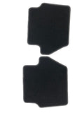 Genuine Ford Rear Black Carpet Floor Mats With Metal Grey Stitching X2-2478663