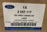 Genuine Ford C-Max/Focus/Kuga/S-Max RH Less Bulb Turn Signal Lamp 2057117