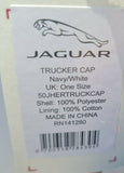 Genuine Jaguar Mens Heritage "57 Trucker Baseball Cap One Size 50JHERTRUCKCAP