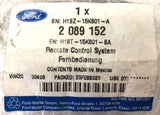 Genuine Ford Fiesta/Focus/Puma Remote Control System (Key Fob) - 2089152