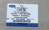Genuine Ford Fiesta CE1 2017+ Door Window Trim Panel Applique 2093790