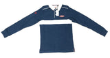 Genuine Jaguar D Type Le Mans 1957 Navy Rugby Shirt 50JLEMRUGBYNVYM