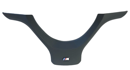 Genuine BMW X5 E70 Sport Steering Wheel Cover Black - 32307839474