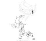 Genuine Jaguar/Land Rover (Various Models) Suspension Nut x1 - T2H3159/LR090518