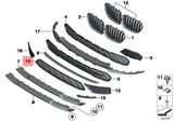 Genuine BMW X1 E84 Front Bumper Centre Grid Grille - 51117303752