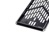 Entourage de plaque d'immatriculation en plastique noir