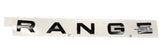 Genuine Land Rover RR 2013-2022 Front "RANGE" Name Plate (Black) - LR098113