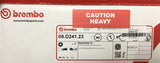 Brembo Rear Brake Discs For Land Rover Discovery Sport 15+/Evoque 19+- LR161919G