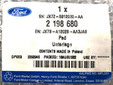 Genuine Ford Focus 2018-2025 Manula Transmission Floor Trim Pad - 2198680