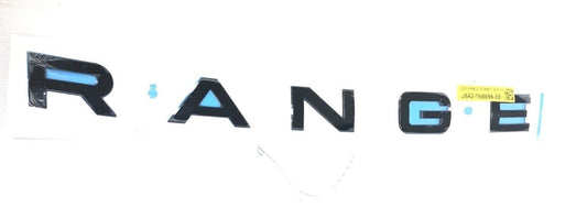 Genuine Range Rover Velar 2017+ Bonnet Name Plate Black "RANGE" - LR147293