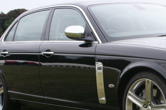 Coques de rétroviseurs chromées pour Jaguar X Type - Modèles antérieurs à 2008