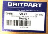 Genuine Britpart Land Rover Defender/Series 3 Indicator & Tail Lamp Kit - DA1077