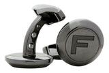 Genuine Jaguar New F-Type 'F' Cufflinks Gun Metal Grey - 50JJCLFCB