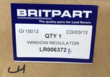 Britpart Land Rover Freelander Front Left Electric Window Regulator LR006372