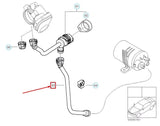 Genuine BMW E81 E87 E90 E91 E92 Fuel Tank Breather Line - 13907529767