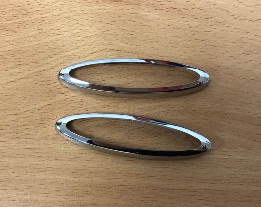 Genuine Jaguar XF 2009-2015 XK 2006-2014 Remote Key Fob Chrome Trim - C2P15136