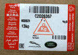 Genuine Jaguar XF / XJ / XK / S-Type Rear Brake Discs (326mm) C2D26352