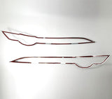 Entourage de feux arrière chromés de type F