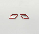 Couvercles de gicleurs de lave-glace chromés de type F