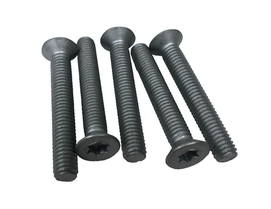 Genuine Land Rover Defender Door Lock Striker Screws x5 - BYP500200