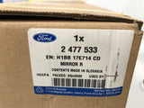 Genuine Ford Hatchback Black RH Door Wing Mirror Assy-2477533
