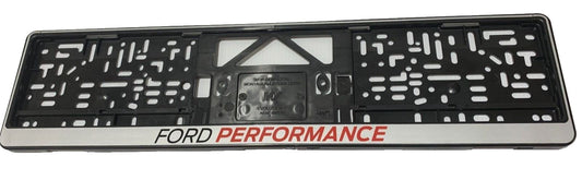 Genuine Ford Fiesta / Focus / Mustang Van Licence Plate Holder - Silver -2372314