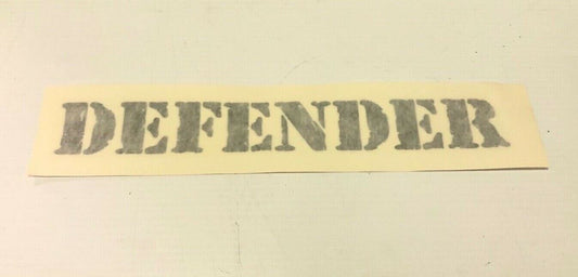 Genuine Land Rover Defender 2007-16 Name Plate Badge Brunel Raw LR024182
