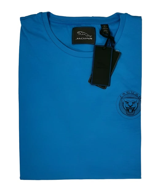 T-shirt pour homme avec imprimé authentique Jaguar Growler bleu 100 % coton