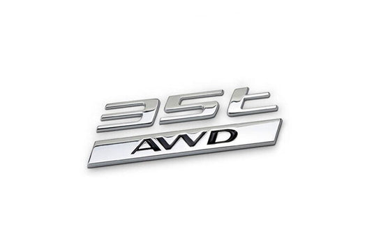 Jaguar 35t AWD Badge