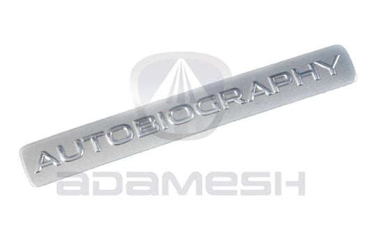Jaguar Autobiography Badge