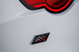 Badge de couvercle de coffre à damier Jaguar F-Type
