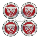 Jaguar Latest Style Red Wheel Centres