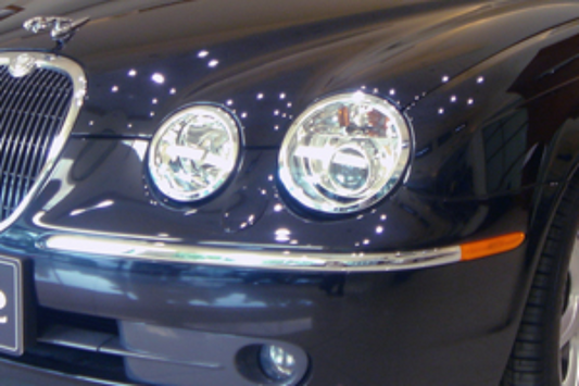 Chrom-Mittelleiste für Jaguar S-Type-Stoßstange – Modelle nach 2004