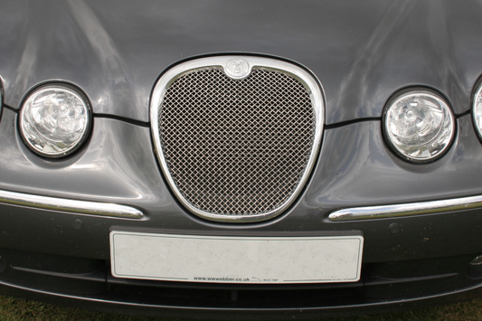 Jaguar S Type Mesh Grille - chrome surround (2004 - 2007 Models)
