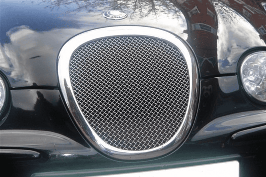Jaguar S-Type-Grilleinsatz aus Maschendraht (Modelle 1999–2003)
