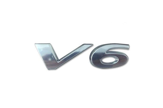 Jaguar V6 Front Fender Badges - Pair
