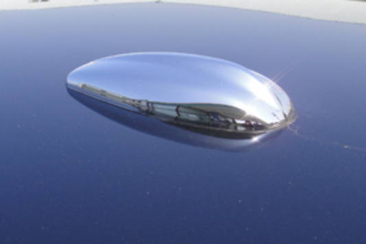 Chrom-Antennenabdeckung für Jaguar X-Type – Modelle nach 2008