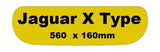 Jaguar X Type Saloon Rear Number Plate