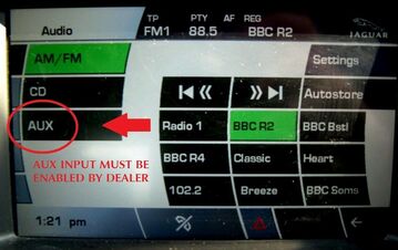 Jaguar X150 Bluetooth Audio Streaming Adaptor