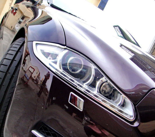 Jaguar X351 (2010-2015) Chrome Front Lamp Surrounds