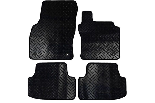 Tapis d'intérieur en caoutchouc pour Jaguar X351