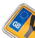 Jaguar X358 Front Number Plates