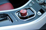Pommeau de levier de vitesse rotatif rouge Jaguar XE