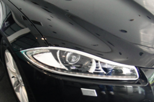 Jaguar XF Chrome Front Lamp Surrounds - Models 2011 - 2015