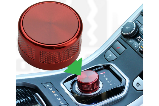 Jaguar XF Red Rotary Gear Selector Knob