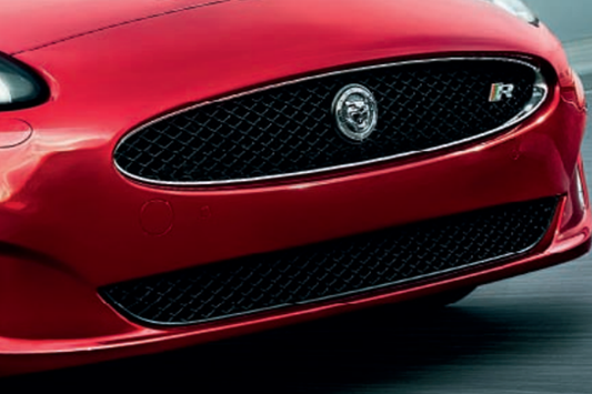 Jaguar XK & XKR Unterer Kühlergrill, schwarzes Mesh, 2012–2014