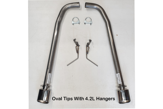 Jaguar XK8 & XKR Sports Exhaust System - Stage 1 (Oval Tips)